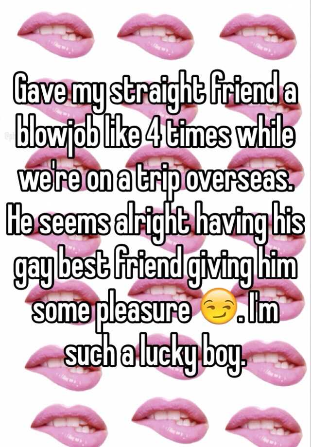 Doing a blowjob to my friend